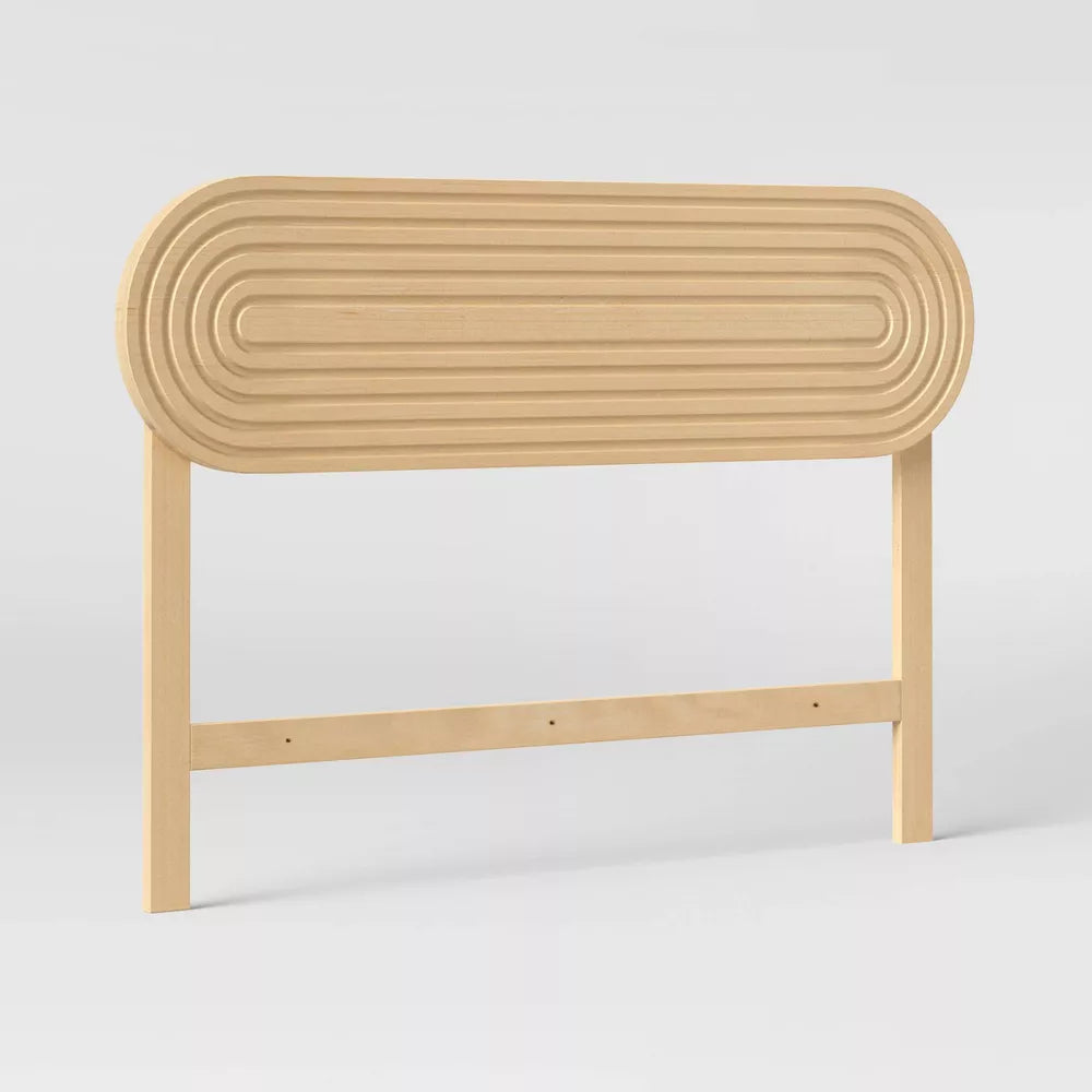Queen/Full Arched Headboard Natural - Threshold