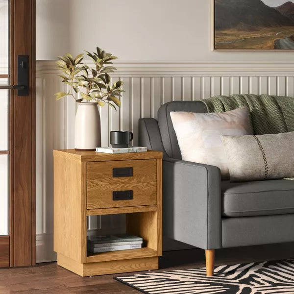 Bourne Accent Table Natural - Threshold