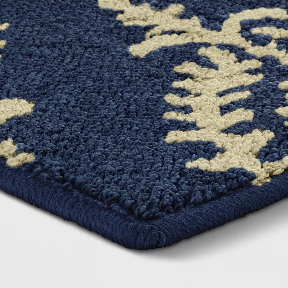 Paisley Tufted Rug 5x7 Indigo - Threshold