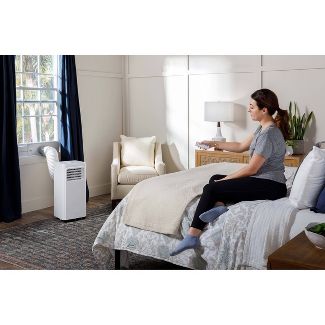 Haier 9000 BTU 3-in-1 Portable Air Conditioner for Small Rooms with Remote White