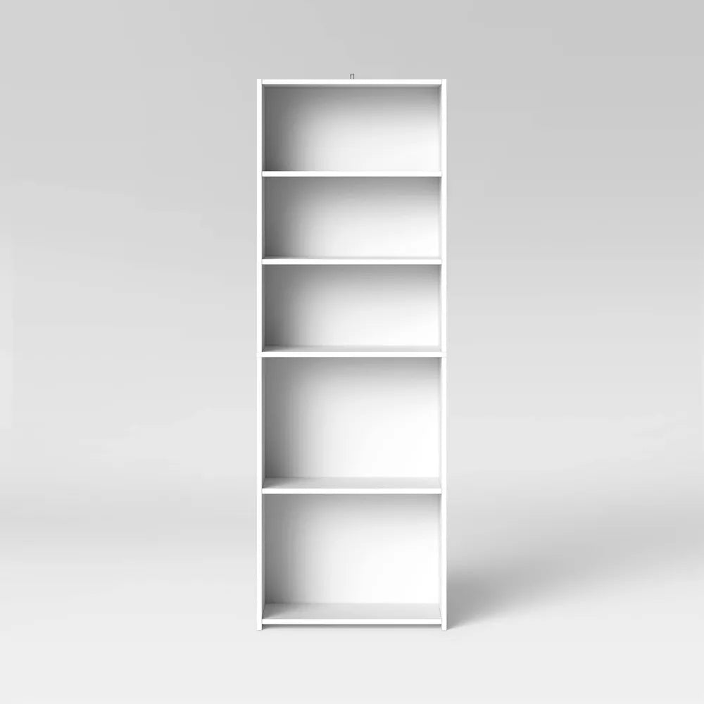 5 Shelf Bookcase White -Room Essentials