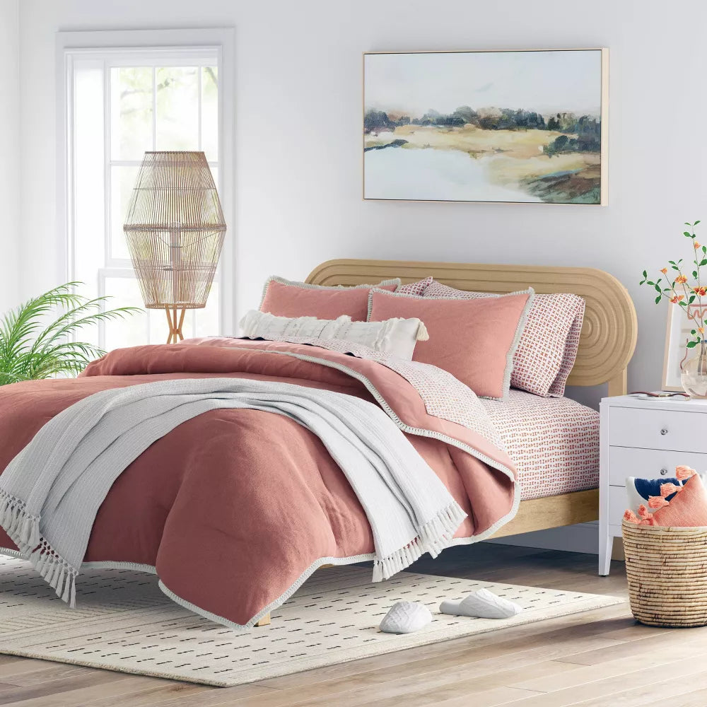 Queen/Full Arched Headboard Natural - Threshold