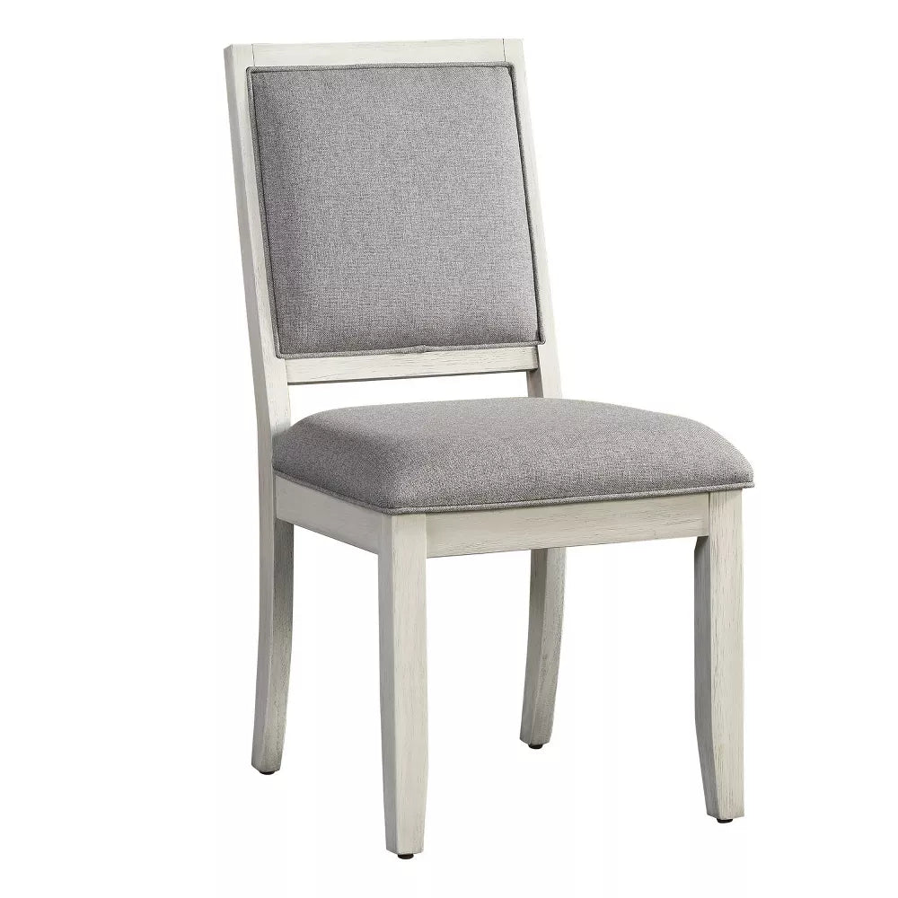 Set of 2 18" Canova Parsons Chairs White - Steve Silver Co.