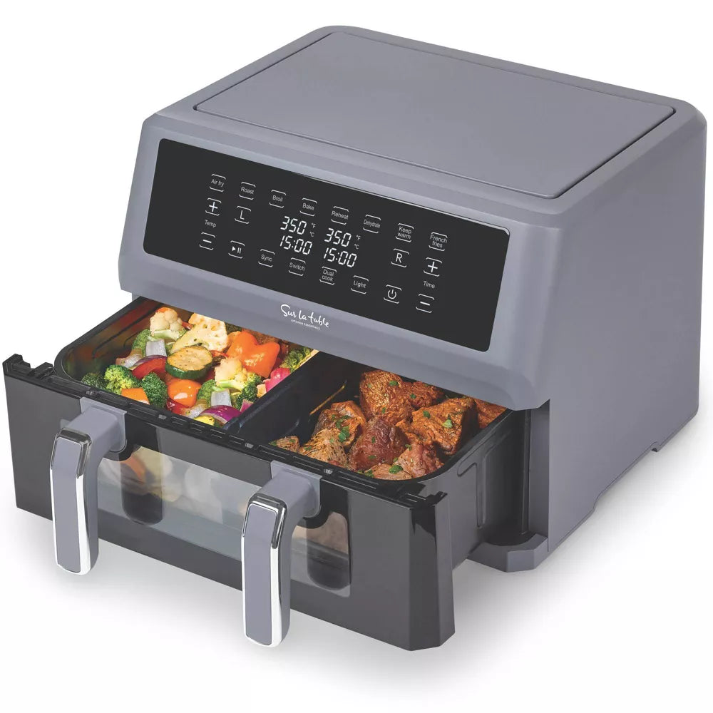 Sur La Table Kitchen Essentials 11 qt Double Basket Air Fryer