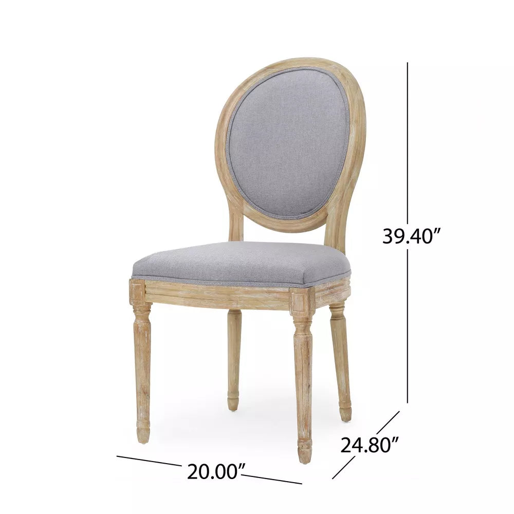 Set of 2 Phinnaeus Dining Chair - Christopher Knight Home- Gray