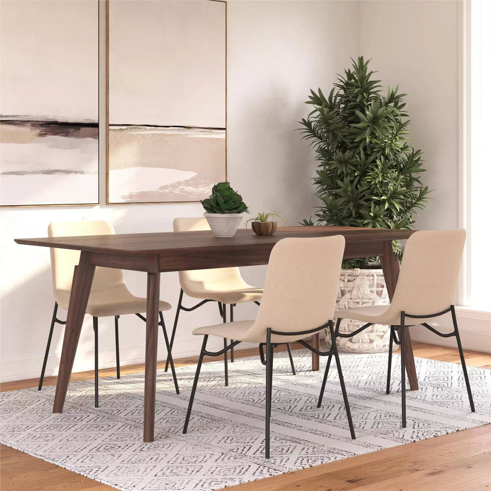 2pk Turnbull Upholstered Dining Chairs Cream - Project 62