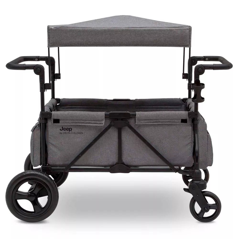 wagon stroller with infant car seat Jeep Wrangler Stroller Wagon with Included Car Seat Adapter by Delta C –  Lucky Duck Dealz