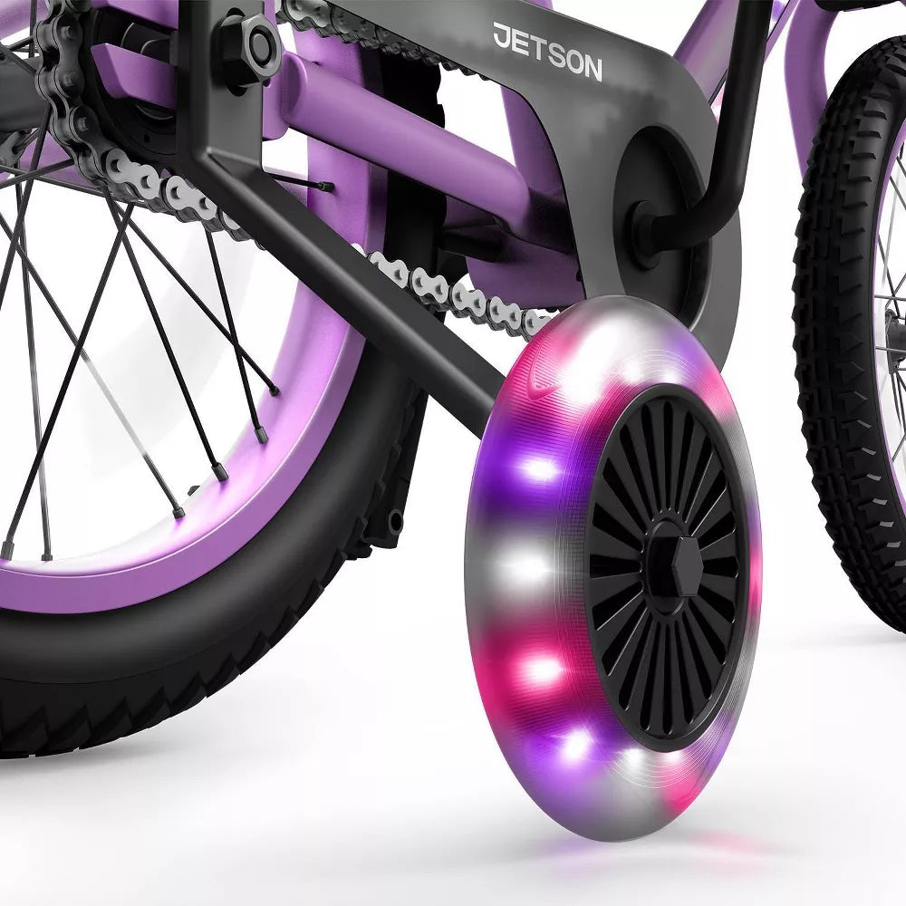 Jetson JLR M Light Up 16" Kids' Bike Purple