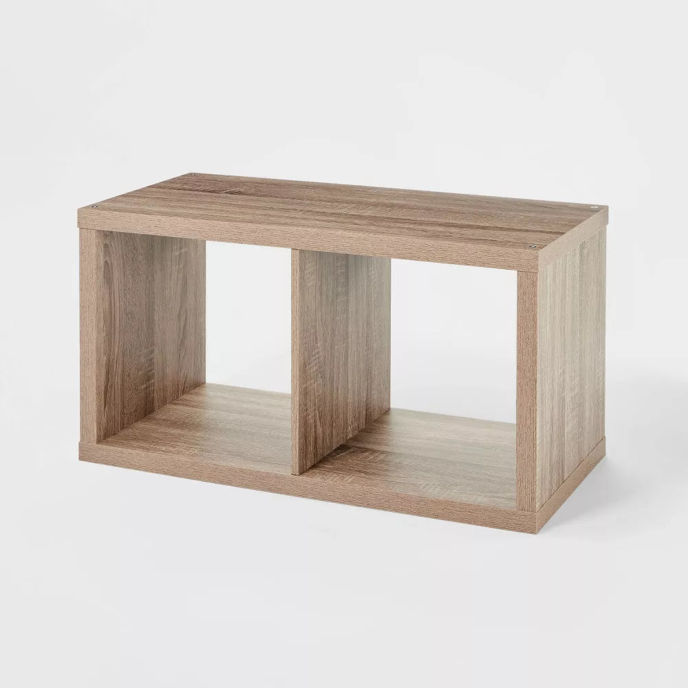 2 Cube Organizer - Brightroom™weathered gray