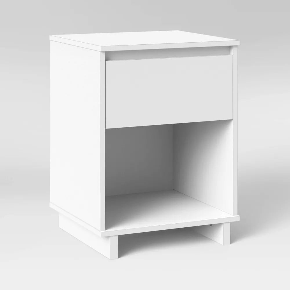 Modern Nightstand White Room Essentials Lucky Duck Dealz