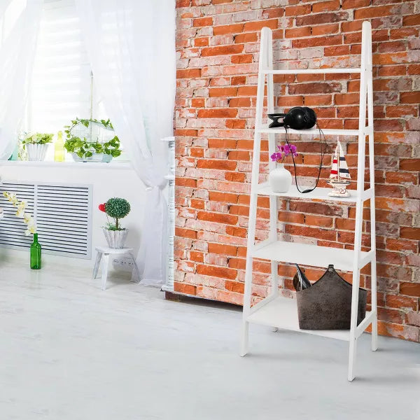 5 Shelf Ladder Bookcase - Flora Home