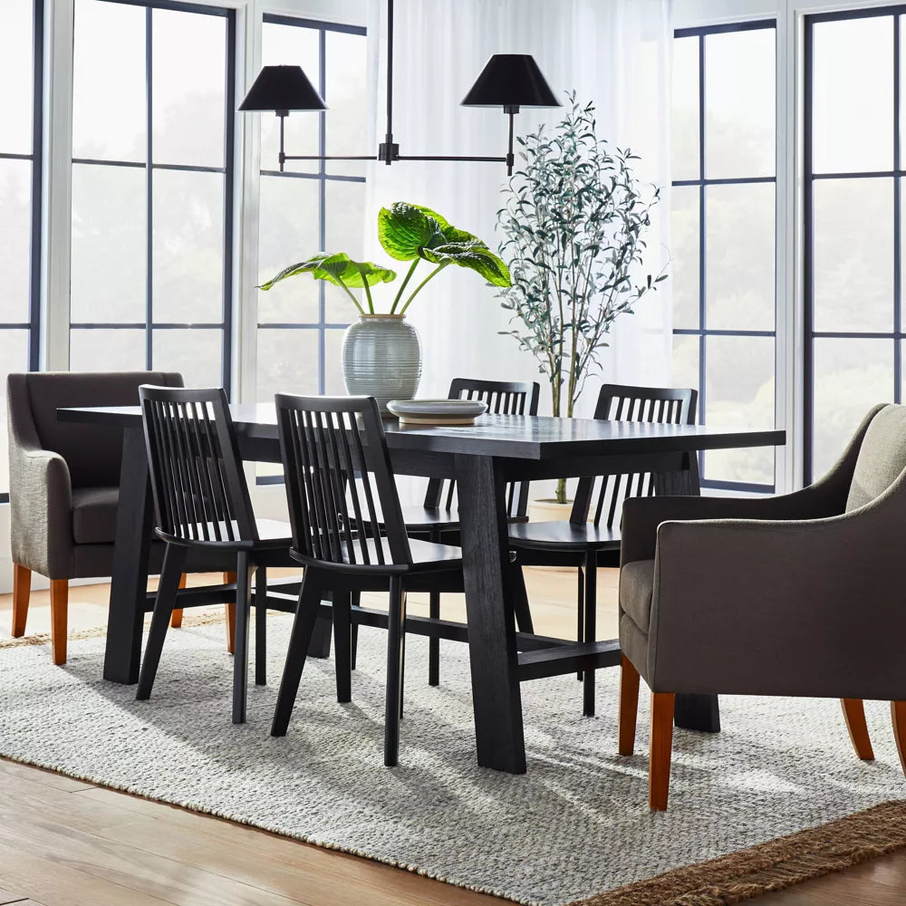 2pk Linden Modified Windsor Wood Dining Chair - Threshold designed with Studio McGee