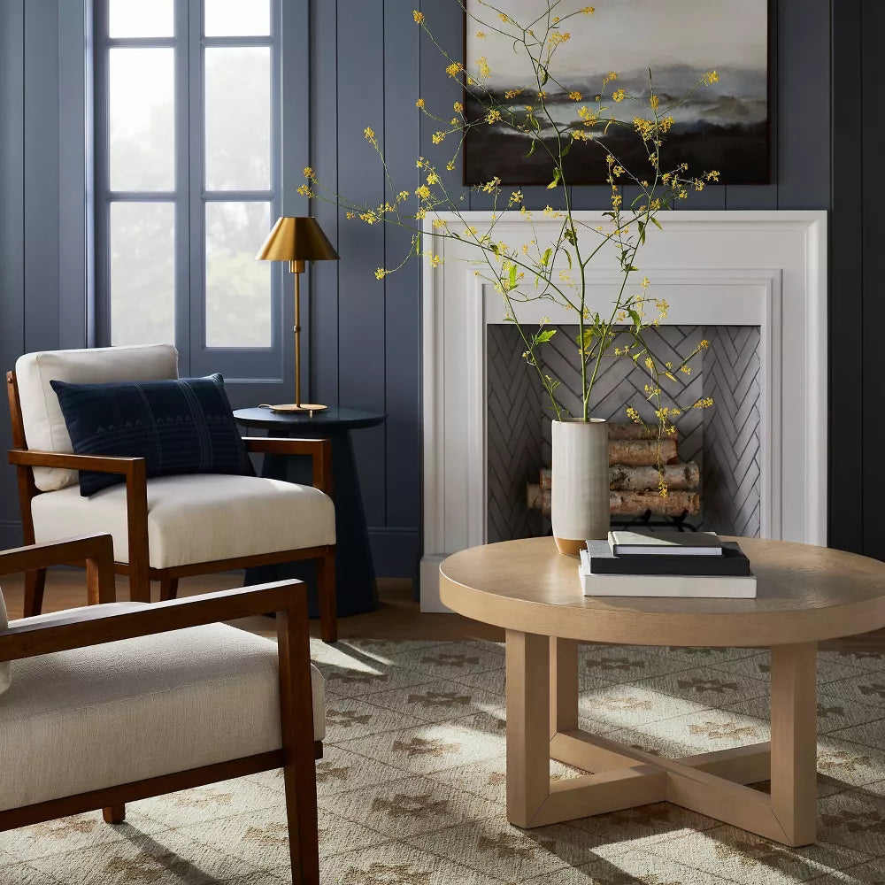 Rose Park Round Wood Coffee Table - Threshold designed with Studio McGee