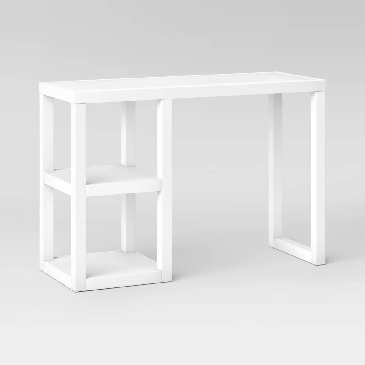 Carson Wood Writing Desk with Storage White - Threshold