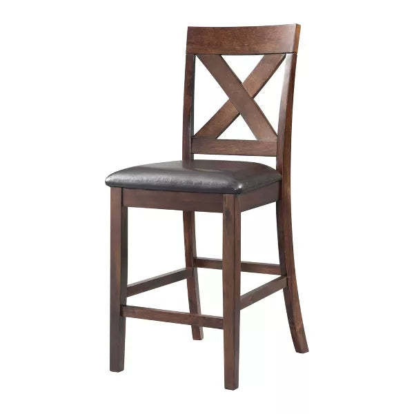 7pc Alexa Dining Set Cherry Brown - Picket House Furnishings