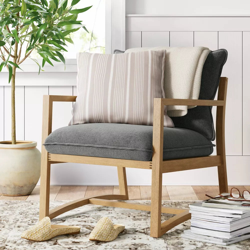Higgins Sling Armchair Dark Gray - Threshold
