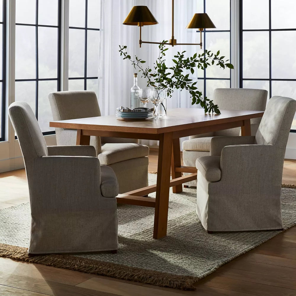 Upholstered Dining Chair Cream - Threshold designed with Studio McGee