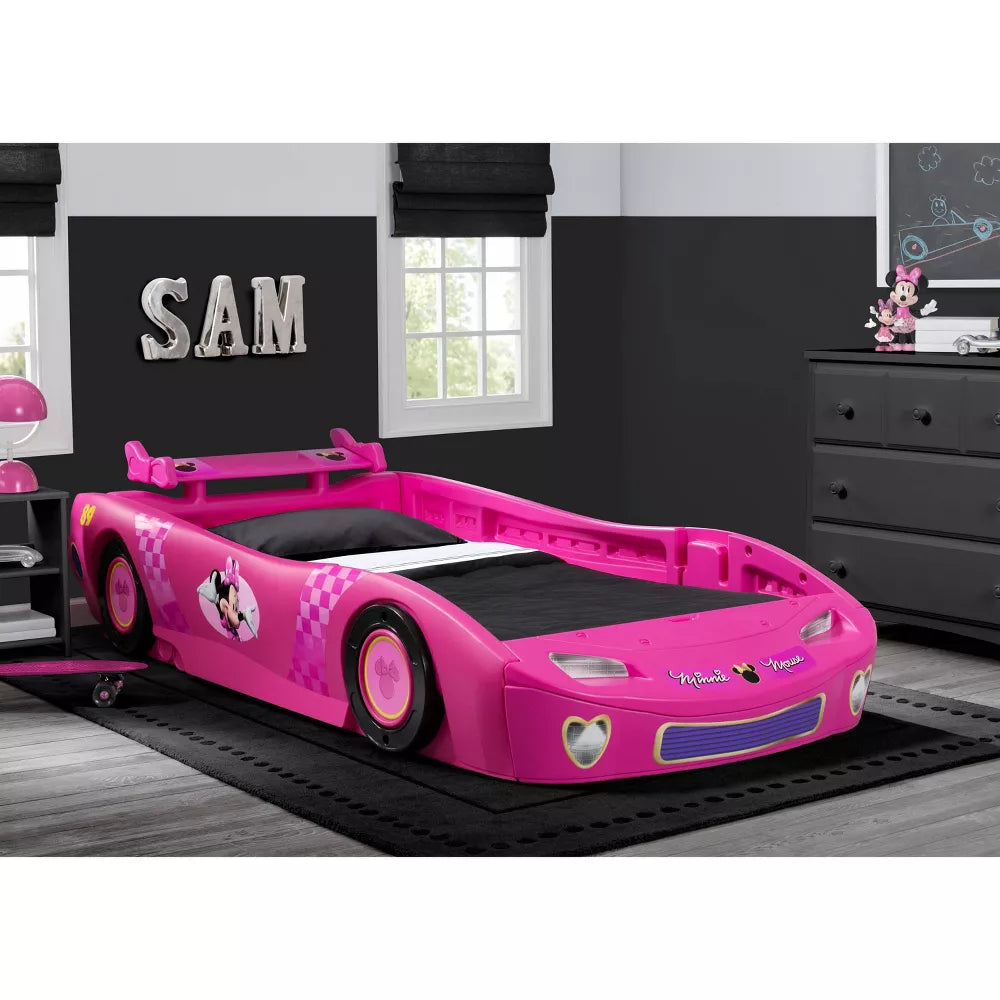 Twin Disney Minnie Mouse Car Bed - Delta Children