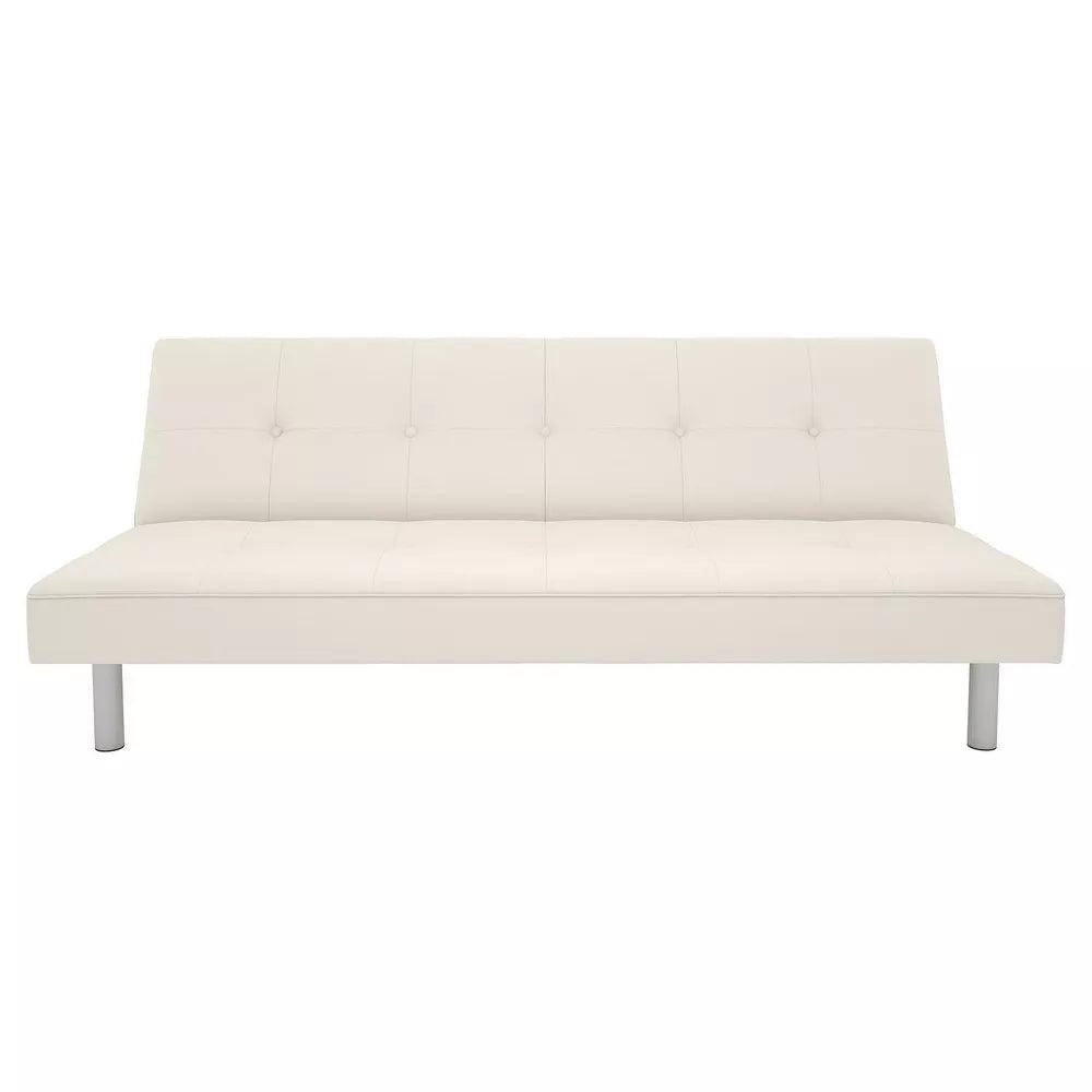 Naomie Futon Sofa Bed White - Room & Joy
