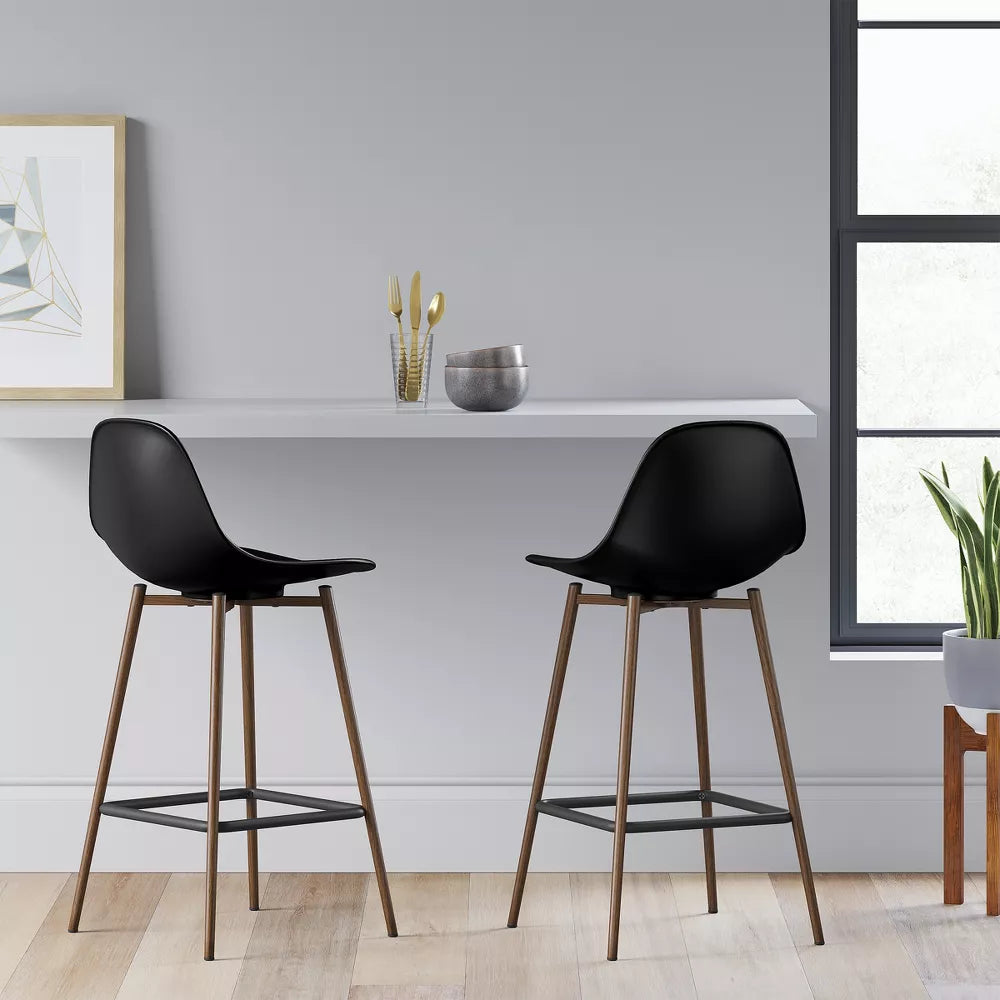 Copley Plastic Counter Height Barstool - Threshold