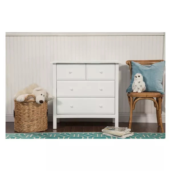 DaVinci Autumn 4 White -Drawer Dresser