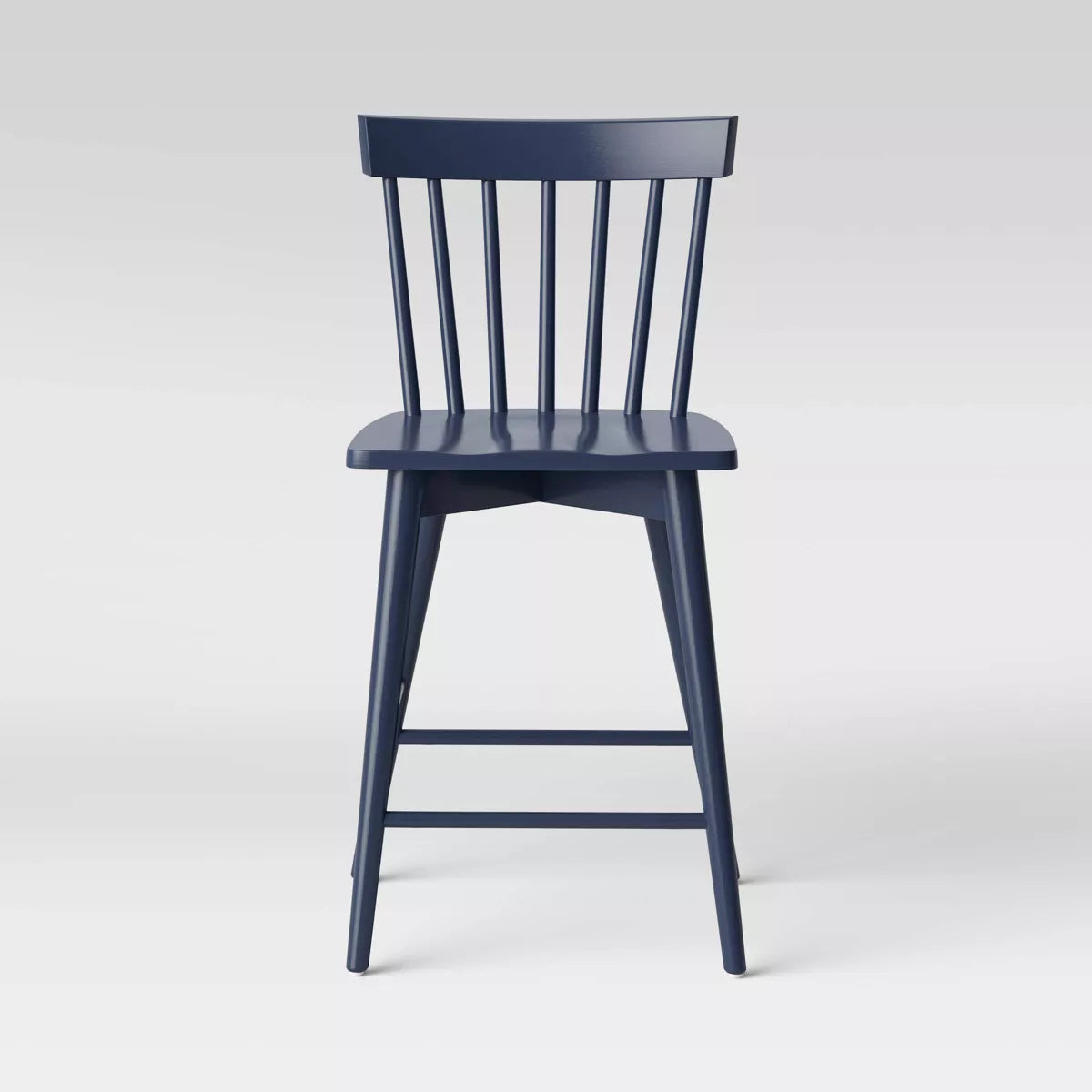 Windsor Counter Height Barstool Hardwood Dark Blue- Threshold