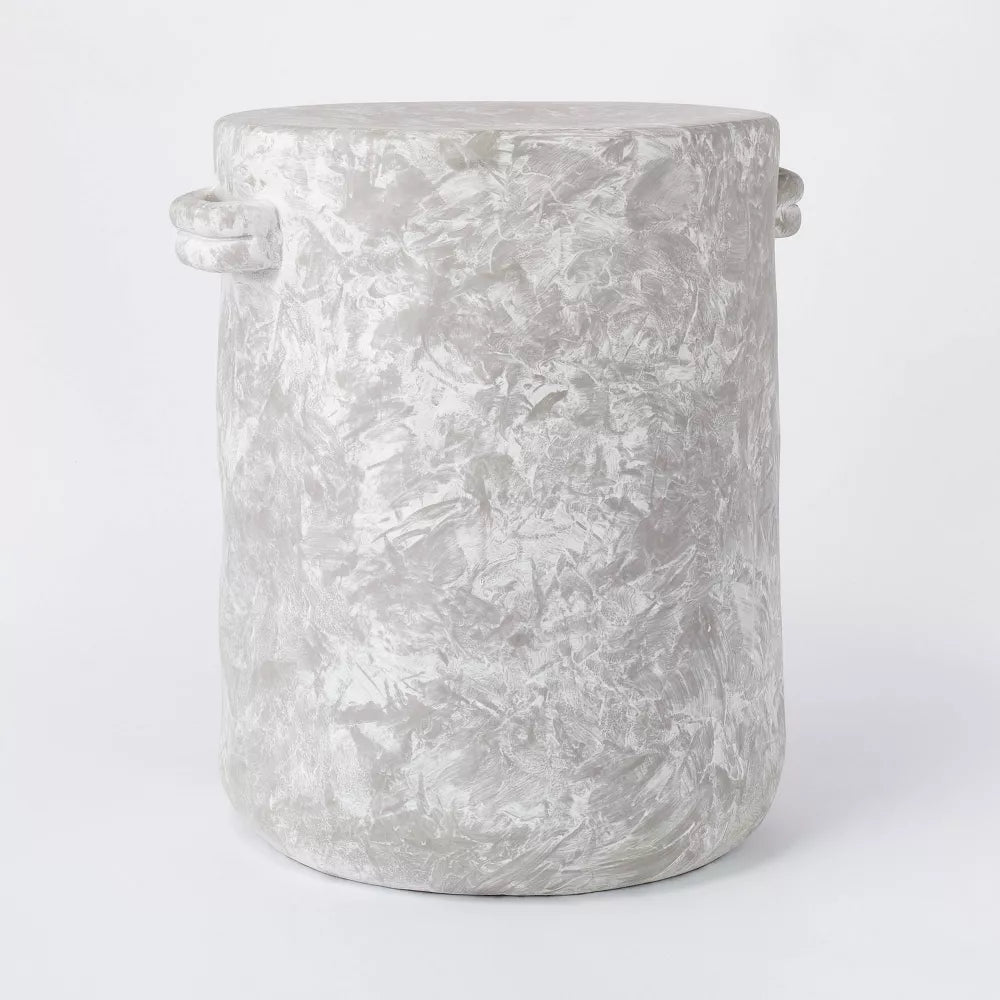 Drum Accent Table Gray Wash - Threshold designed with Studio McGee