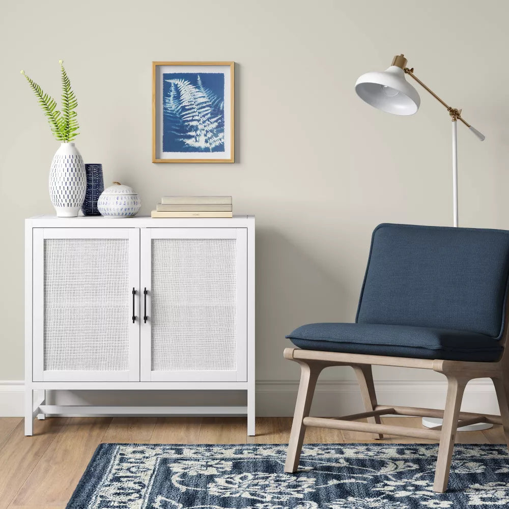 Warwick 2 Door Cabinet White - Threshold