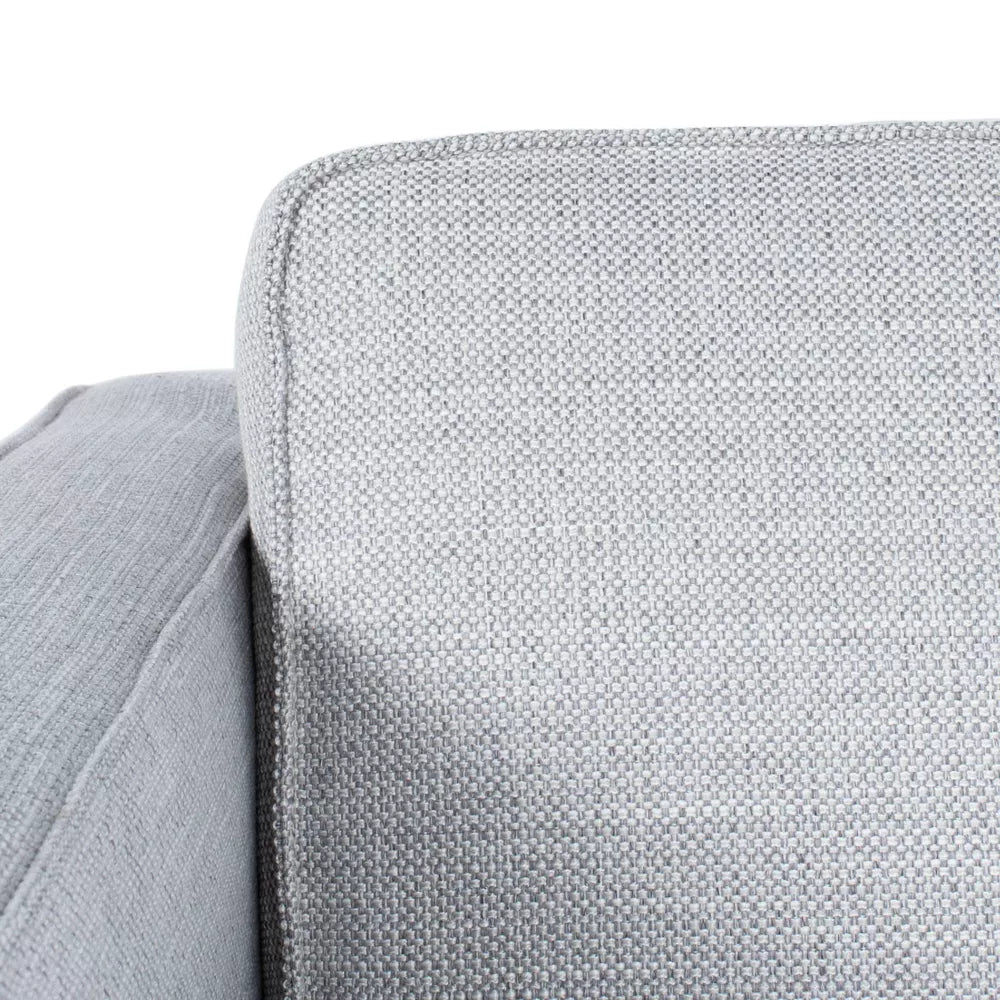 Dulce Mid-Century Chaise Sofa Light Gray - Safavieh