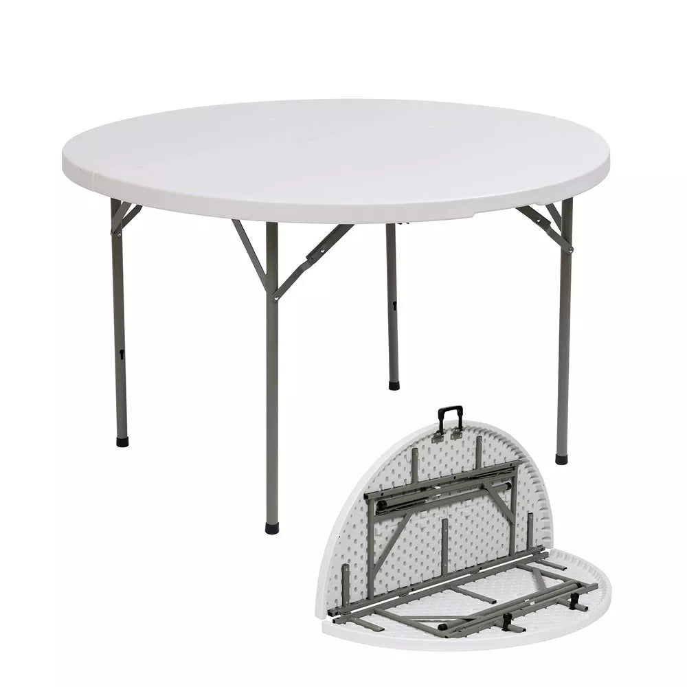 SUGIFT 48" Round Bi-Folding Table