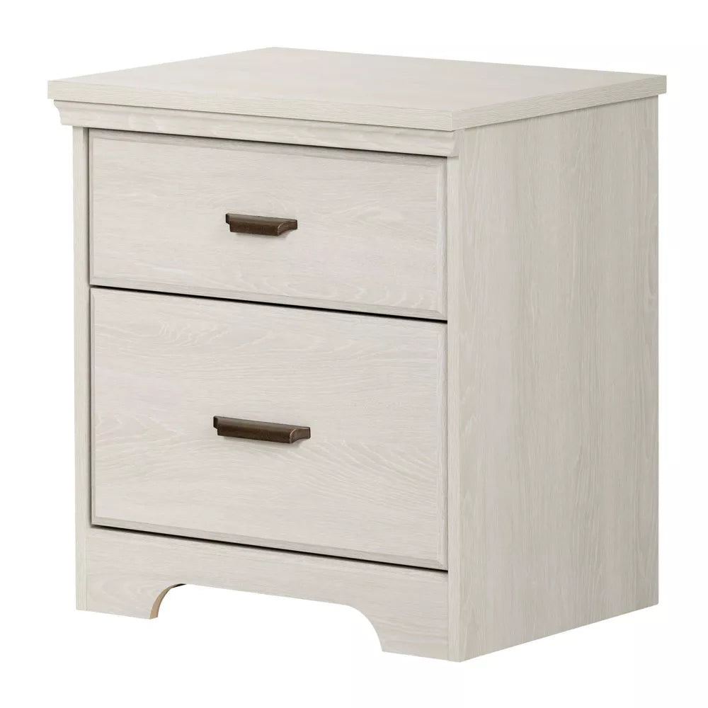 Versa 2 Drawer Nightstand Winter Oak - South Shore