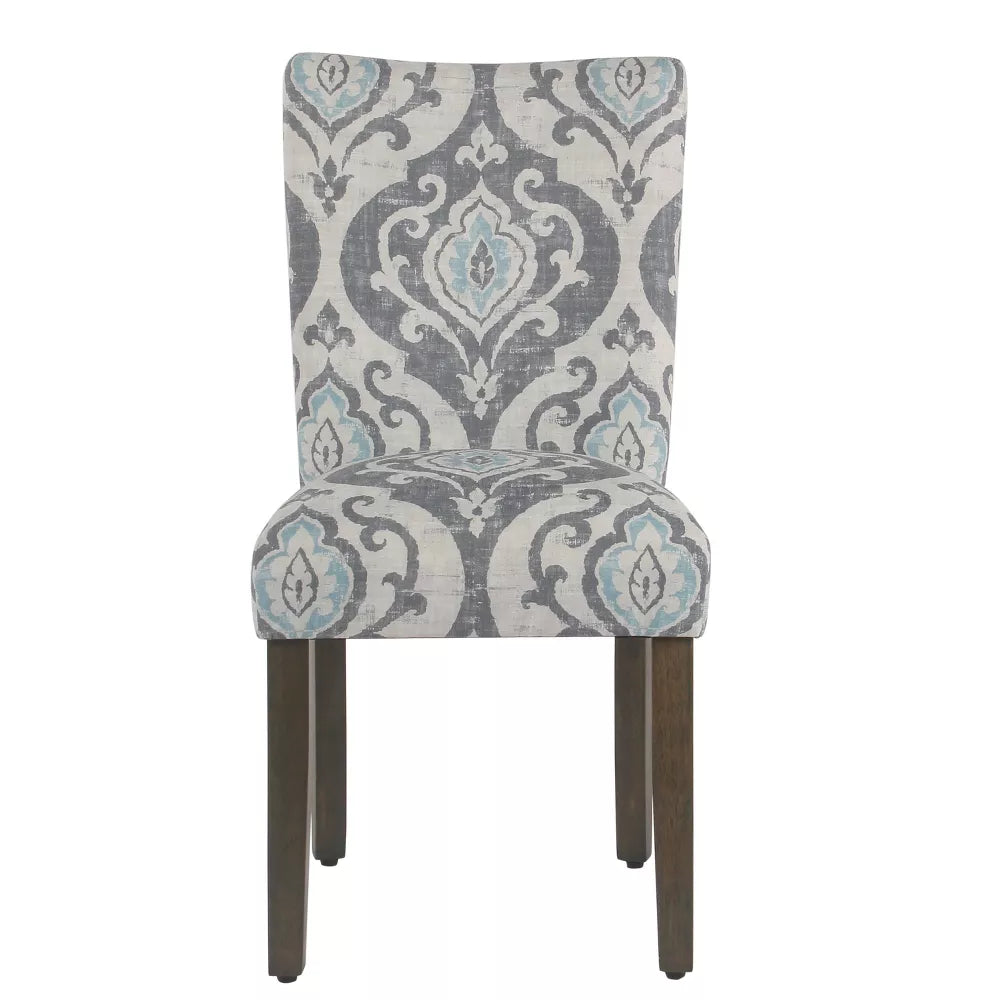 Set of 2 Parsons Dining Chair Suri Blue -HomePop
