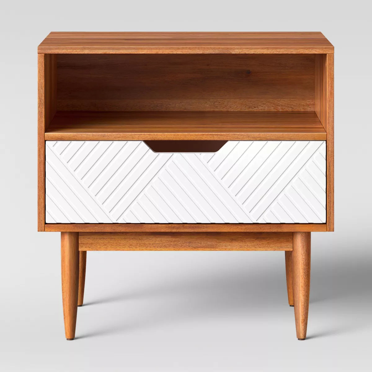 Touraco Nightstand White/Brown - Threshold Touraco Nightstand White/Brown - Threshold