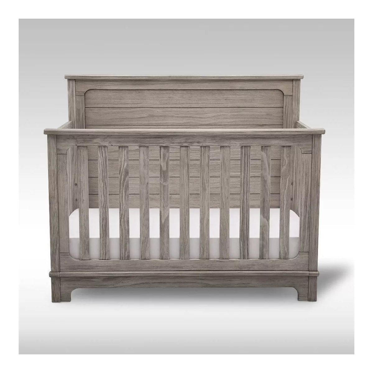 Simmons Kids' Slumbertime Monterey 4-in-1 Convertible Crib Rustic White