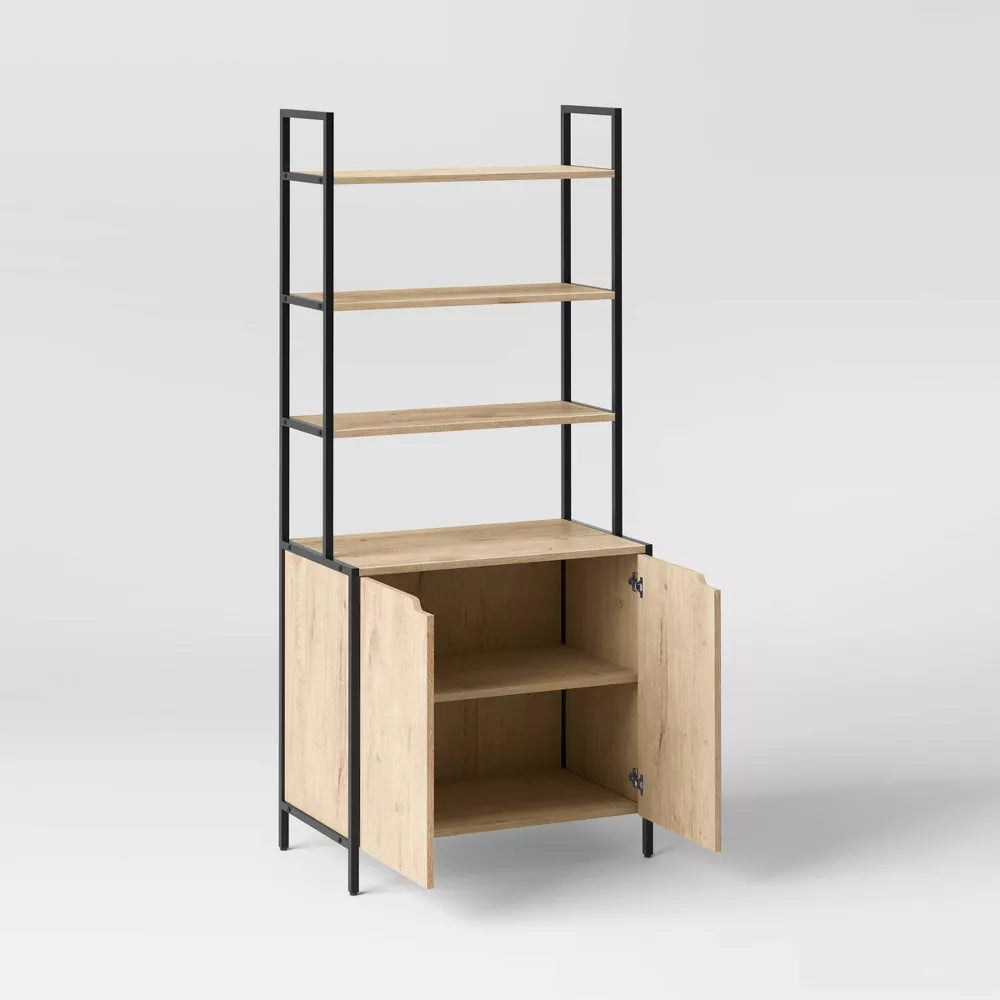 72" Loring Storage Bookcase - Threshold
