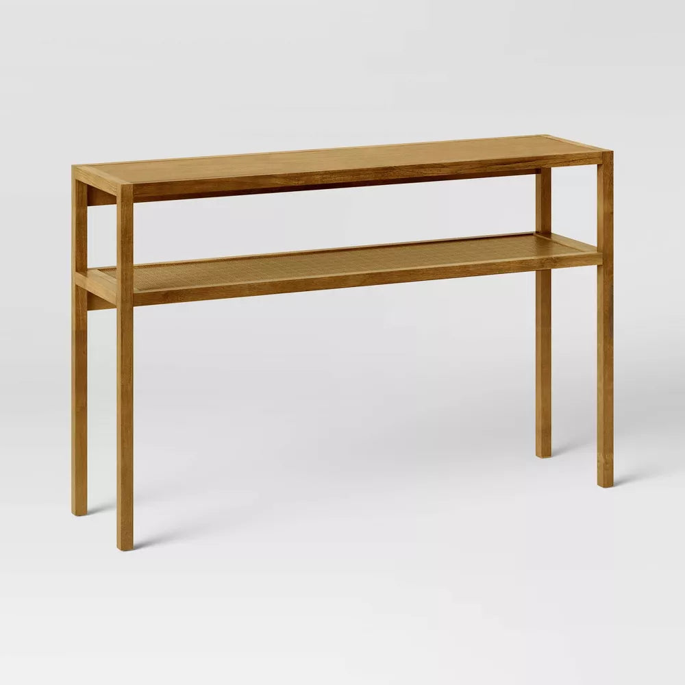 Warwick Narrow Console Table Natural - Threshold