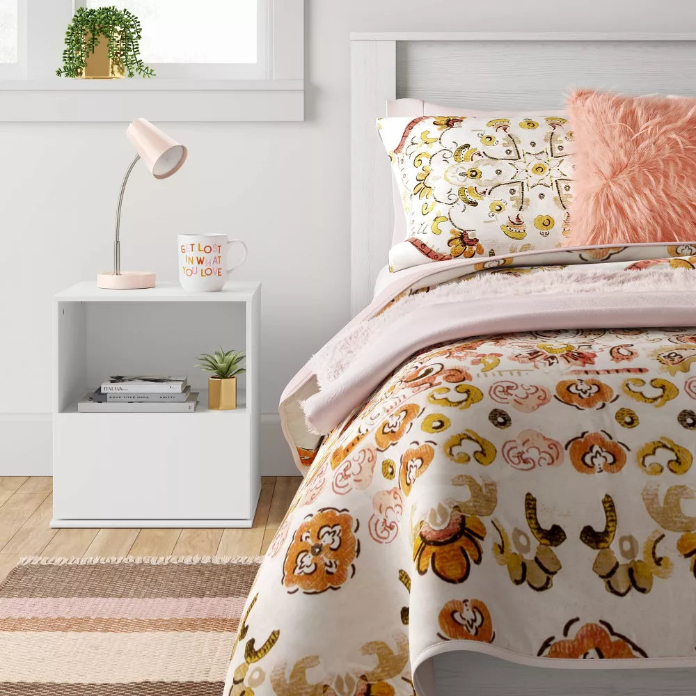1 Drawer Modular Nightstand White - Room Essentials