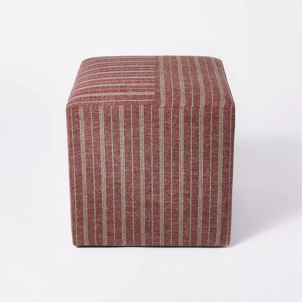 Lynwood Square Upholstered Cube - online Threshold™ designed with Studio McGee