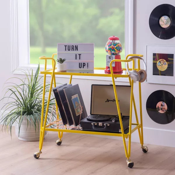 Mid-Century Modern Bar Cart - Linon