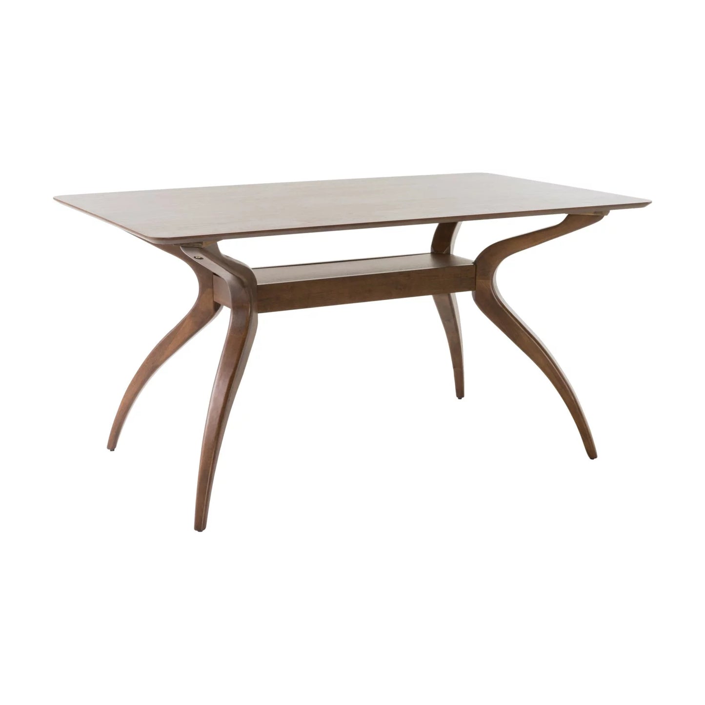 Noble House Salli Natural Walnut Dining Table