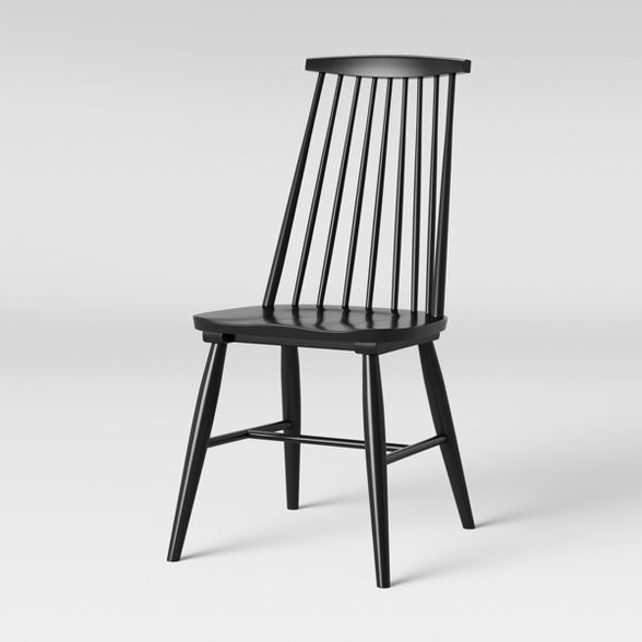 Harwich High Back Windsor Black Dining Chair - Threshold