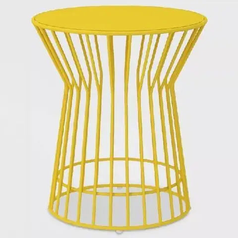 Roberta Indoor/Outdoor Yellow Pool Side Table - Novogratz