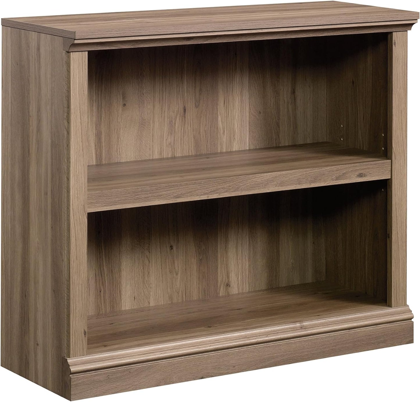 Two Shelf Bookshelf Salt Oak Sauder