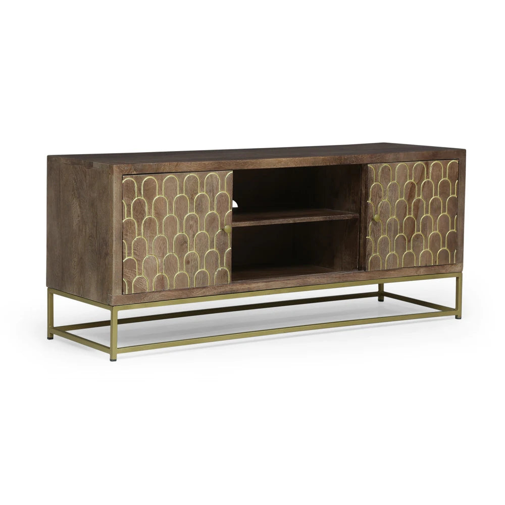 Cannonville Contemporary Wooden TV Stand by Christopher Knight Home
