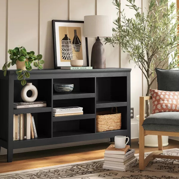 32" Carson Horizontal Bookcase with Adjustable Shelves - Threshold™ Black