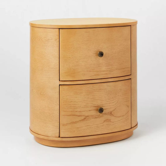 2 Drawer Nightstand Brown - Threshold™ designed with Studio McGee