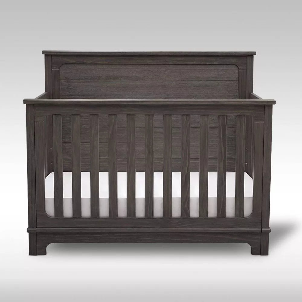 Simmons Kids' Slumbertime Monterey 4-in-1 Convertible Crib -Rustic Gray