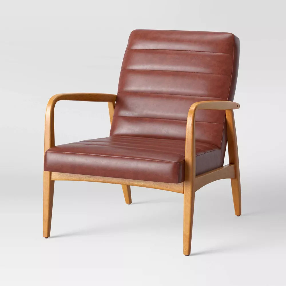 Peoria Wood Armchair Tan - Project 62