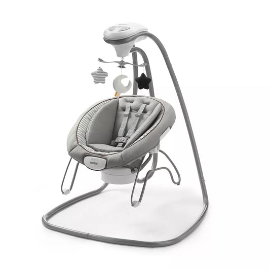 Graco DuetConnect Deluxe Multi-Direction Baby Swing and Bouncer - Britton