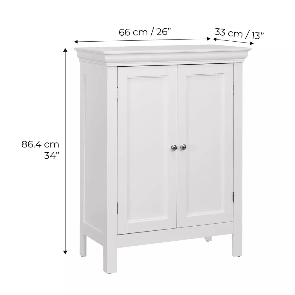 Teamson Home Stratford Freestanding Bathroom Cabinet
